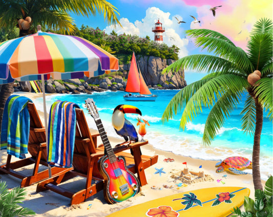 Tropical Paradise 1000 Piece Jigsaw Puzzle