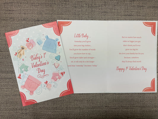 Baby’s 1st Valentine’s Day Card