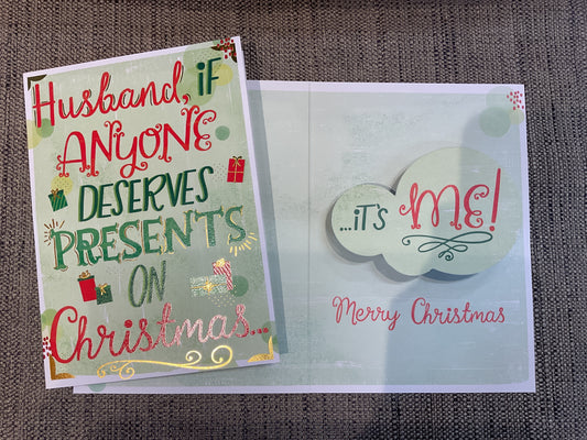 Husband Christmas Card