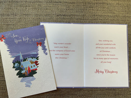 Son & Wife Christmas Card