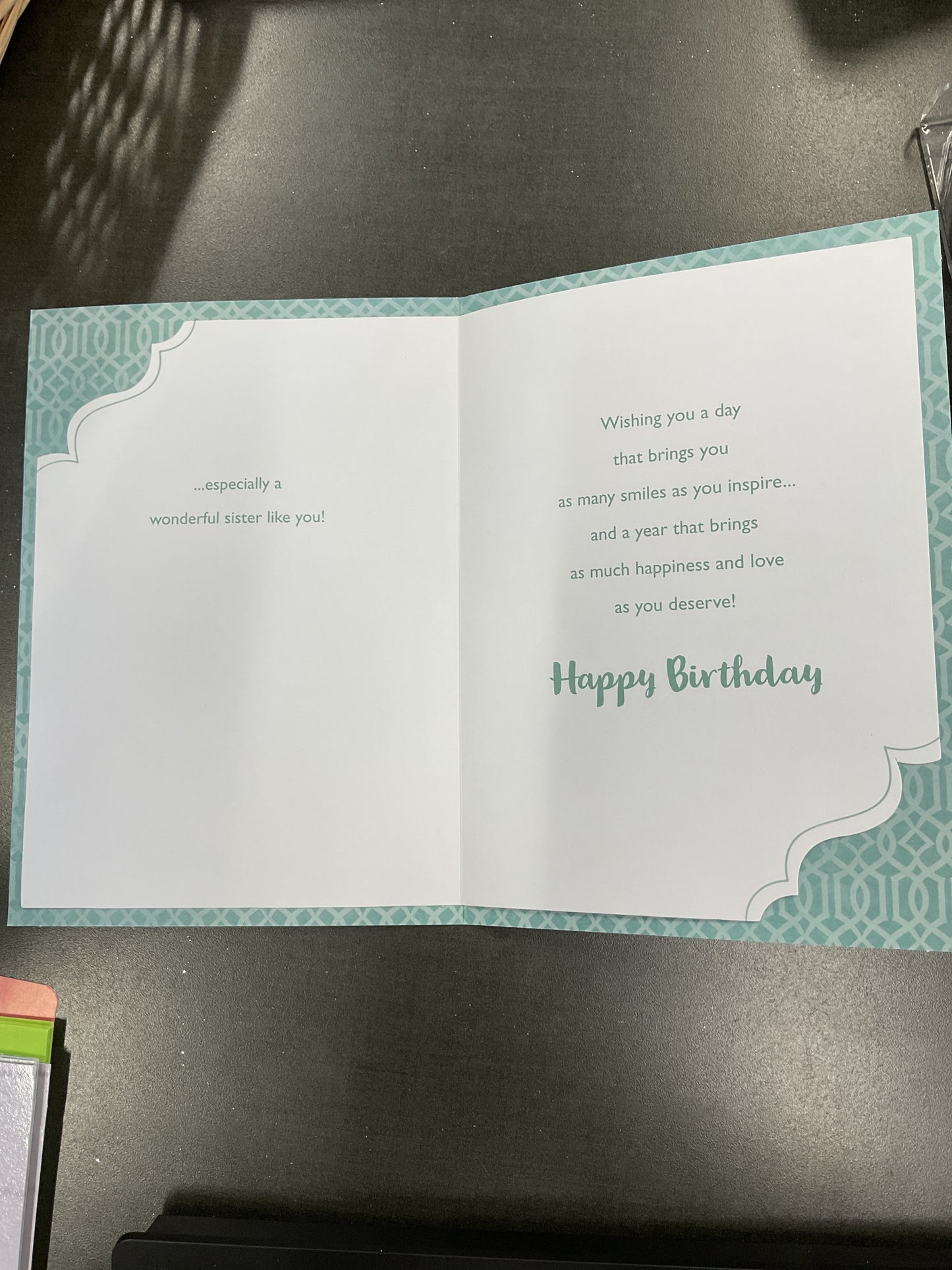 Sister Birthday Card