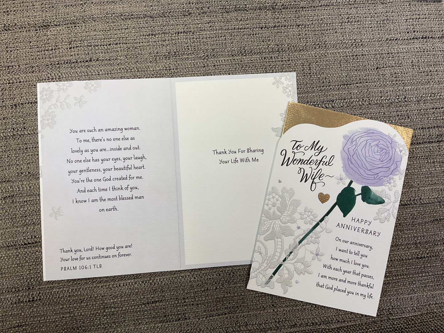Religious Wife Anniversary Card