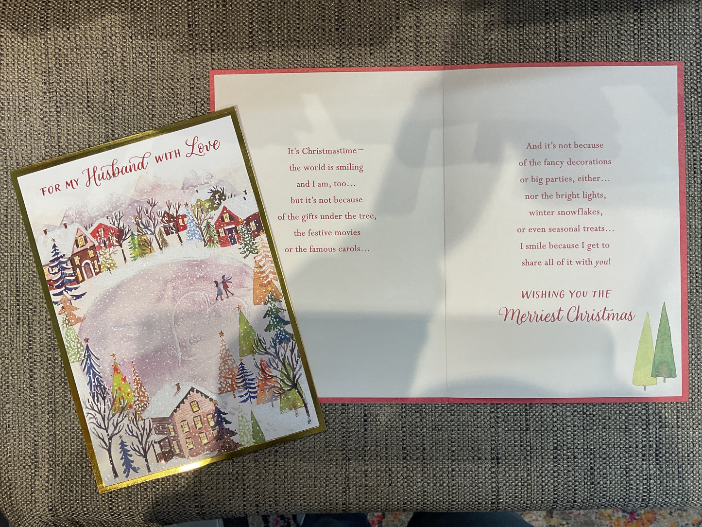 Husband Christmas Card