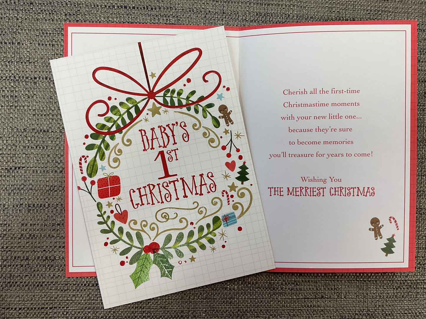 Baby’s 1st Christmas Card