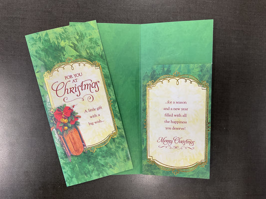 Merry Christmas Money/Gift Card Holder