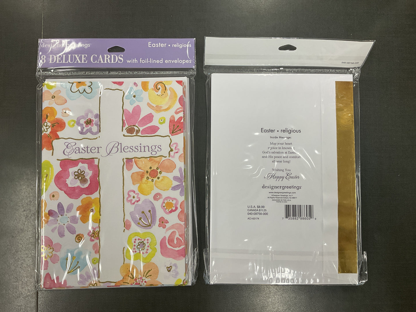 8ct Easter Card Pack