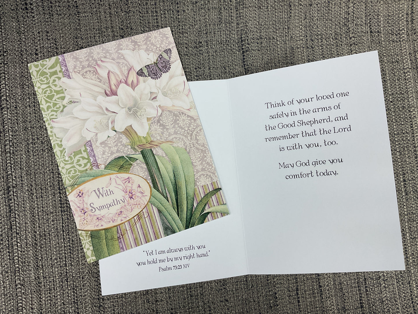Sympathy *Religious* Card