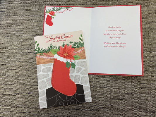 Cousin Christmas Card