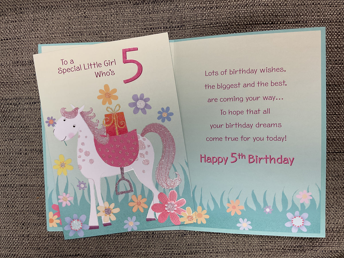 Age 5 Birthday Card
