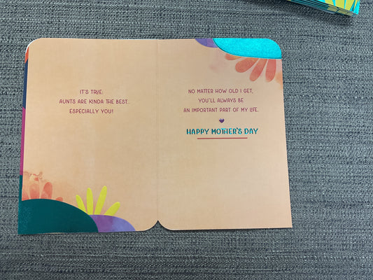 Aunt - Mother’s Day card