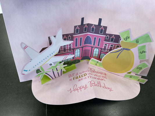 Daughter Birthday Card - Pop-up