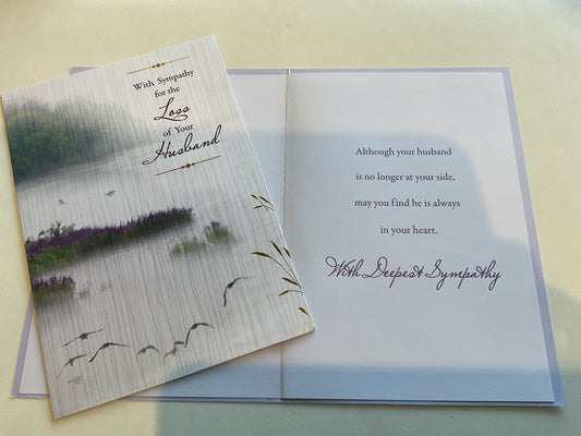 Sympathy (Loss of Husband)