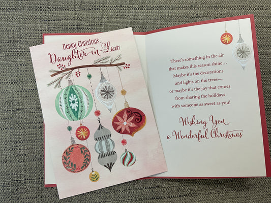 Daughter-in-Law Christmas Card