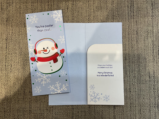 Christmas Money/Gift Card Holder For Kids