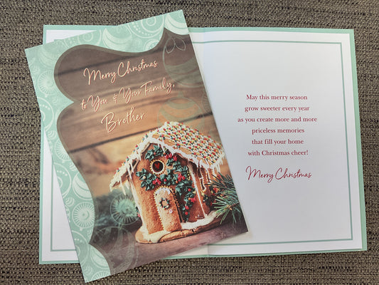 Brother & Family Christmas Card