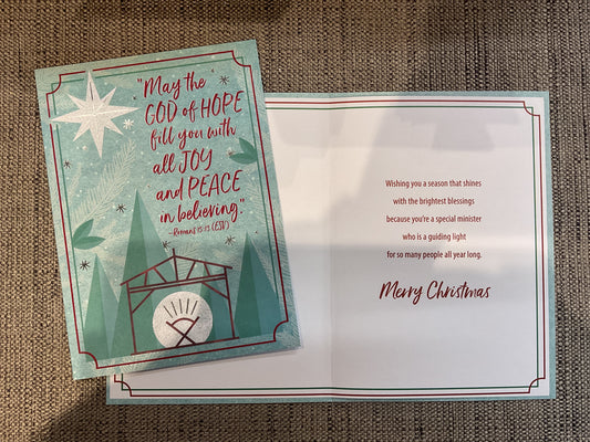 Minister Christmas Card