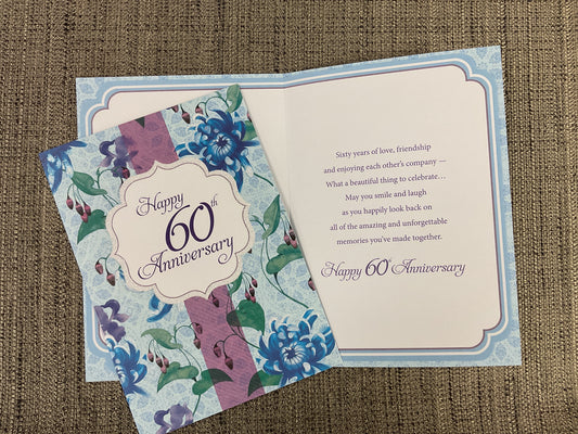 60th Anniversary Card