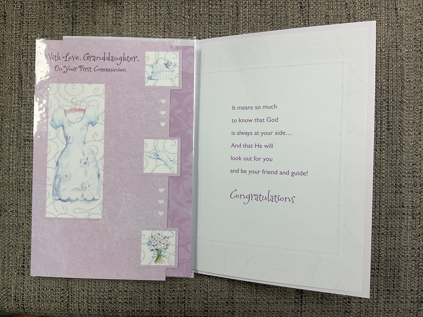 First Communion -Granddaughter