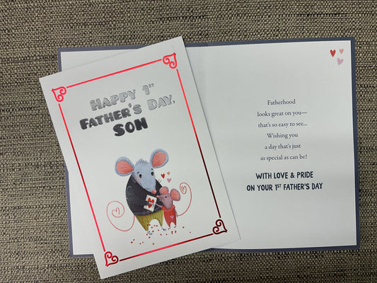 Son’s 1st Father’s Day