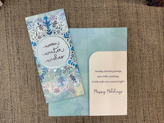 Happy Holidays Money/Gift Card Holder