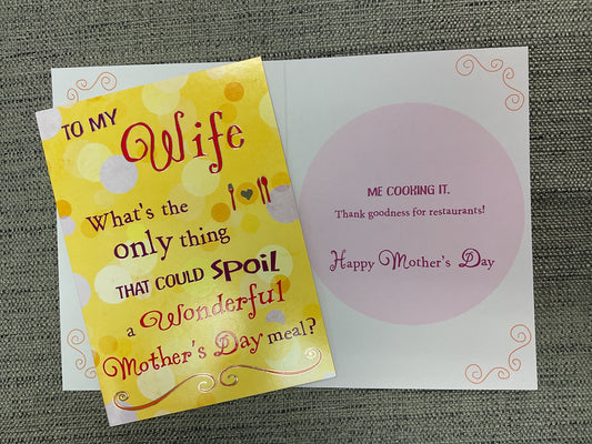 Wife - Mother’s Day Card