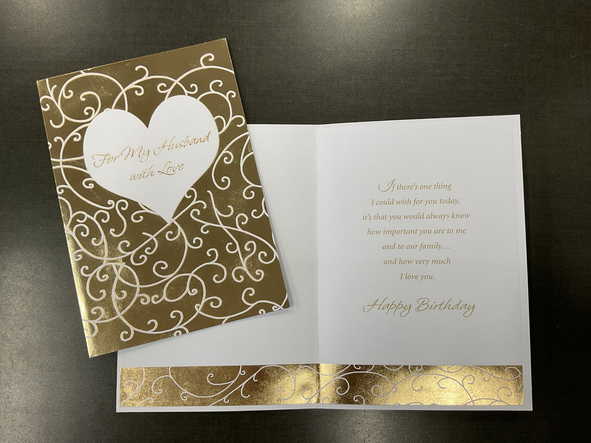 Husband Birthday Card