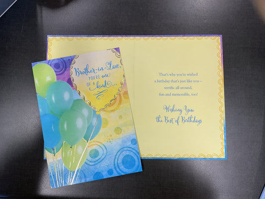 Brother-in-Law Birthday Card