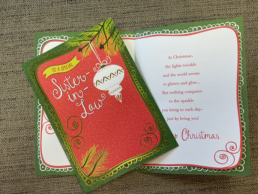 Sister-in-Law Christmas Card