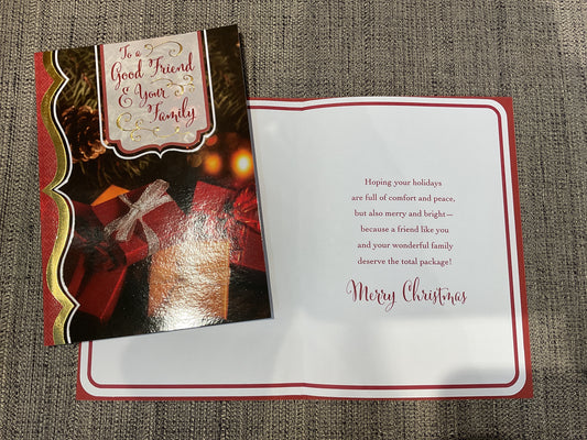 Christmas Card for Friend & Family