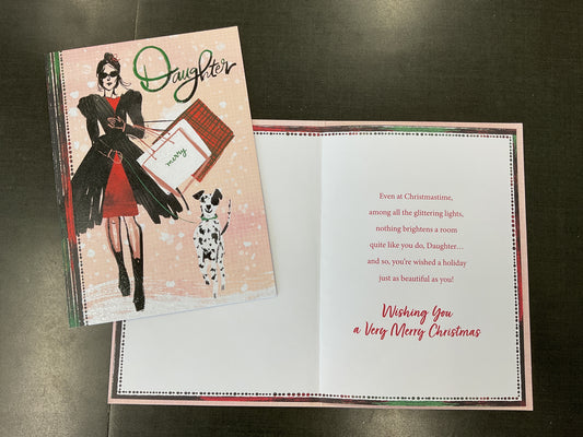 Daughter Christmas Card
