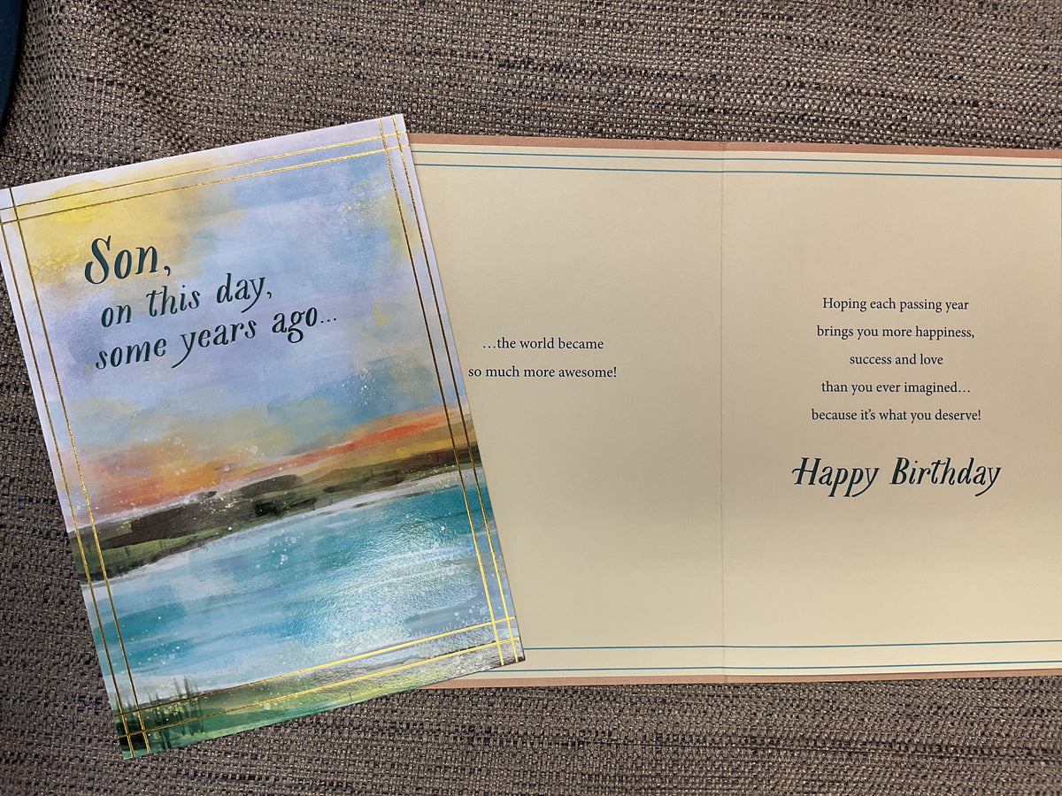 Son Birthday Card
