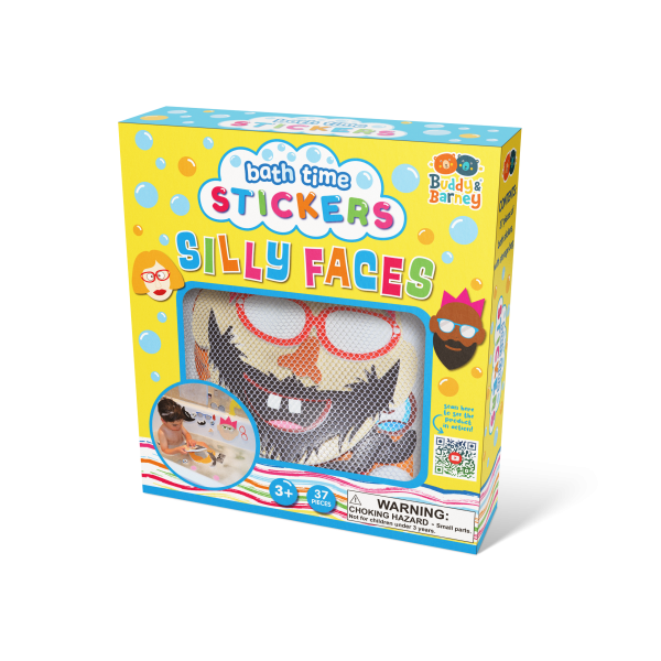 Bath Time Stickers - Silly Faces