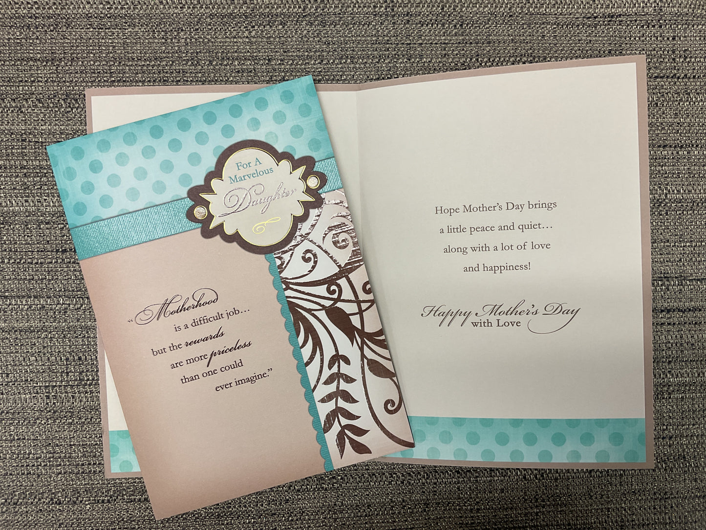 Daughter - Mother’s Day card