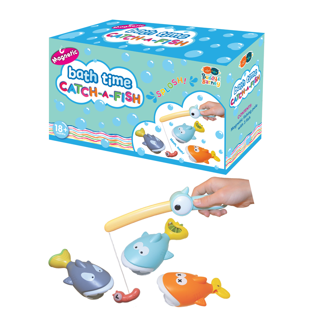Bath Time Magnetic Catch-A-Fish Set