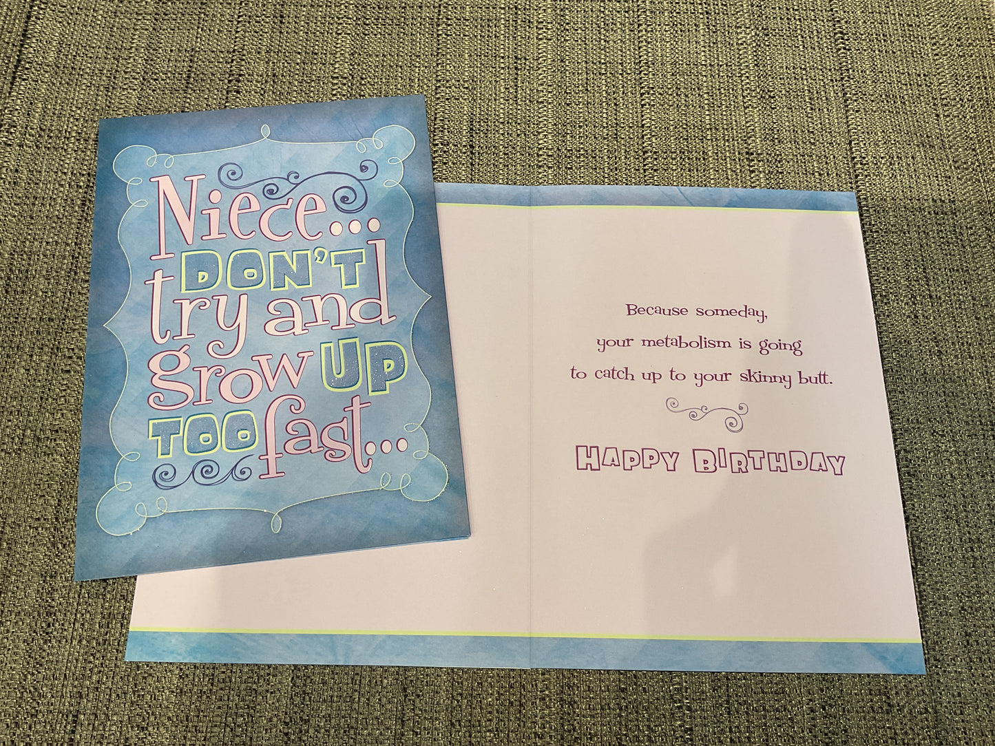 Niece Birthday Card