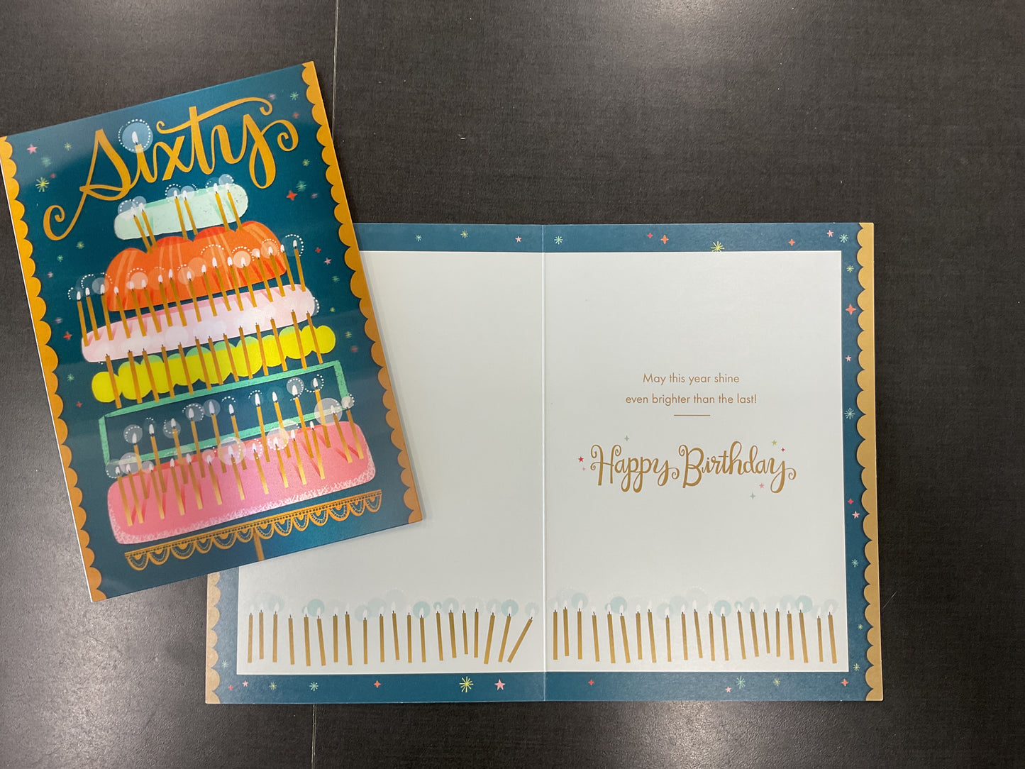 60th Milestone Birthday Card