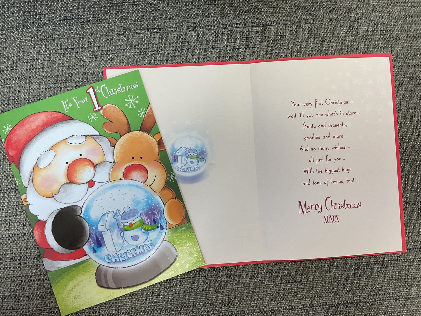 Baby’s 1st Christmas Card