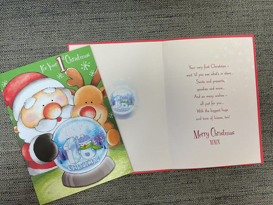 Baby’s 1st Christmas Card