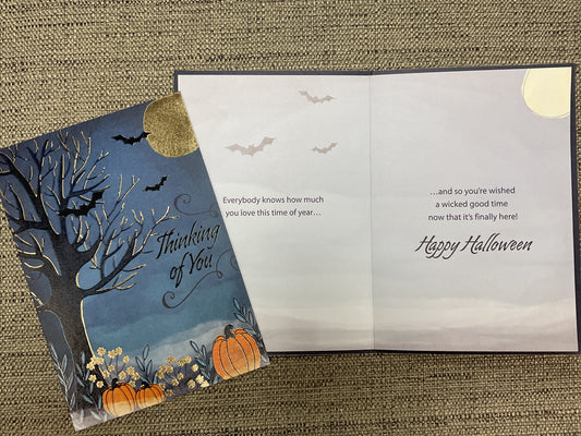 Thinking of You - Halloween Card