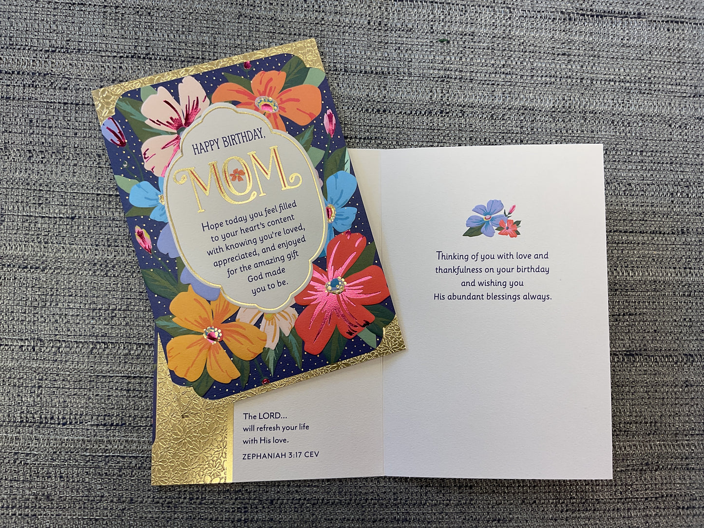 Religious Mom Birthday Card