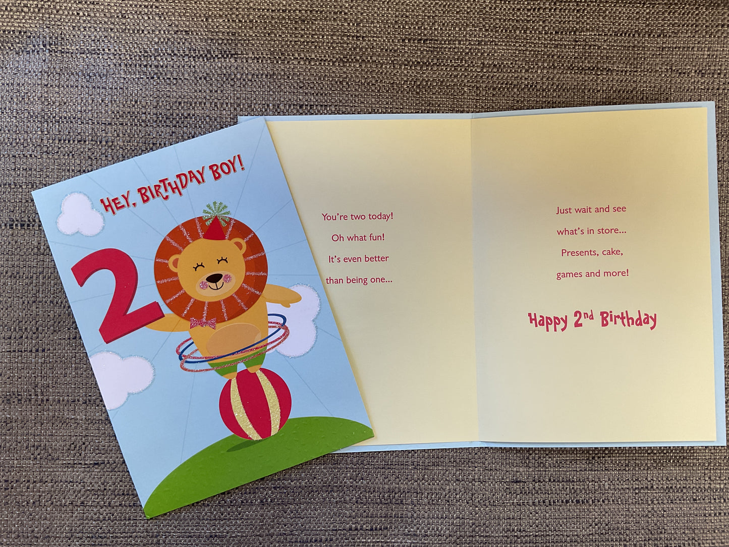 Age 2 Birthday Card