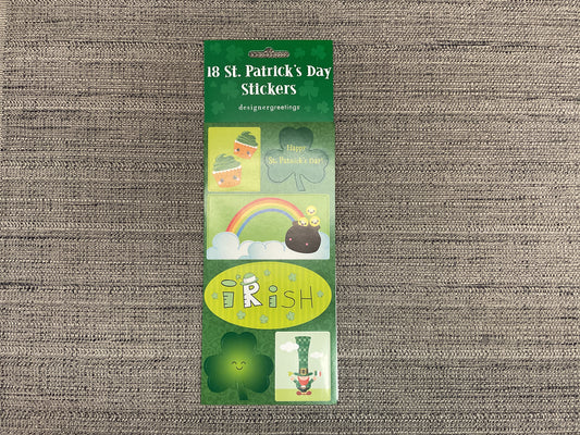 18 count St. Patrick’s Day Stickers