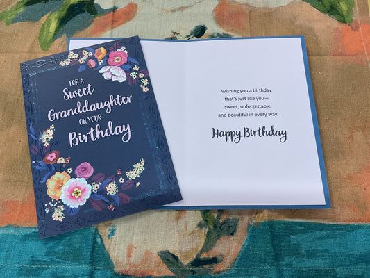 Granddaughter Birthday