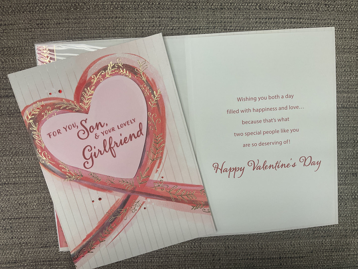 Son & His Girlfriend - Valentine’s Day Card