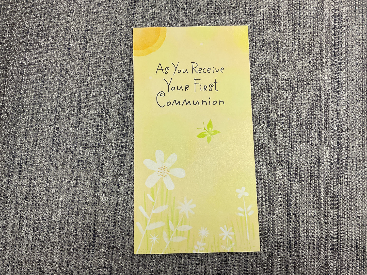 Communion card, first *money-gift card holder*