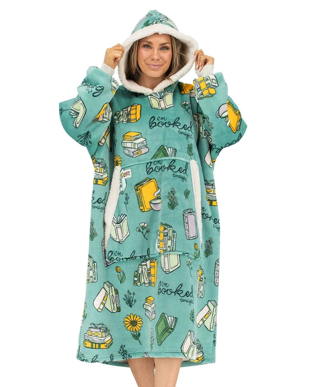 Booked Blanket Hoodie – Oversized Wearable Blanket