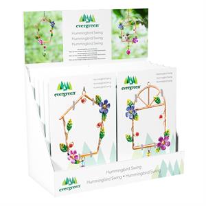 What She Shed Bird Feeder, Metal Hummingbird Swing
