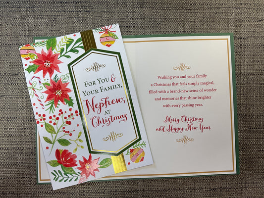 Nephew & Family Christmas Card