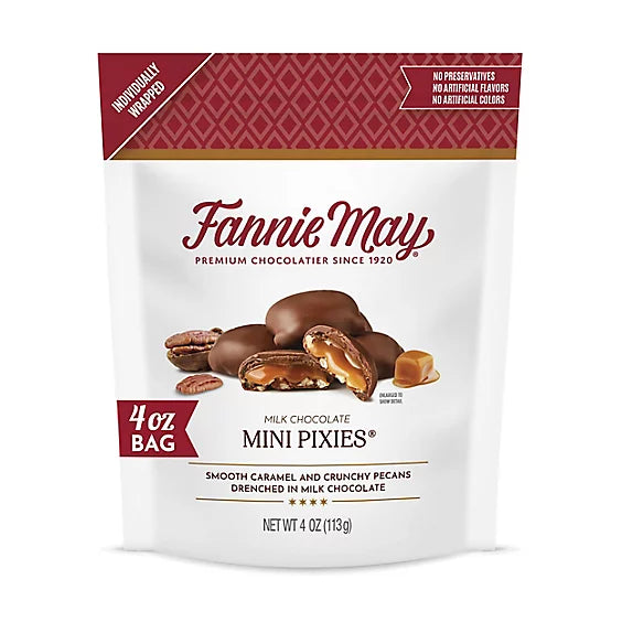 Fannie May Mini Pixies 4 oz Individually Wrapped
