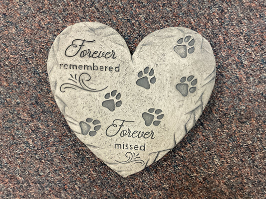 Cement Pet Memorial Stepping Stone